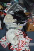 Scarves, Fancy Dress Wigs, etc.