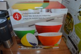 *4pc Melamine Bowl Set