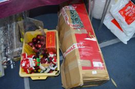 Christmas Tree and Decorations, etc.