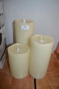 *3pc LED Candle Set