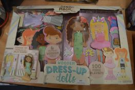 *Story Magic Wooden Dress Up Doll Set