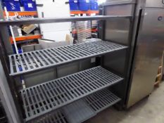 * plastic cold room storage rack - 1500w x 600d x 1850h