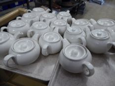 * 16 x white tea pots