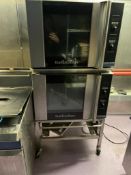 * Blueseal Turbo Fan oven - double stacked on stand with castors 850w x 700d x 1700h