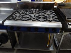 * Blueseal 6 burner gas hob on stand