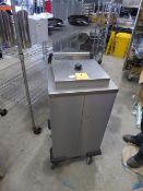* plate warming unit on castors