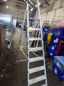 * tall 7 run aluminium step ladder