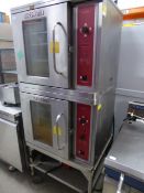 * Blodgett double bakery oven on stand with castors