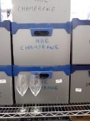 * 3 x 24 champagne flutes