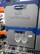 * 2 x 24 champagne flutes