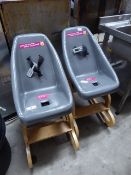 * 2 x smaller baby reclined high chairs