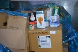 *Pallet of Assorted Light Bulbs and Downlights