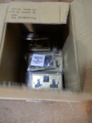 *Box of Mixed Brass Two Gang Sockets