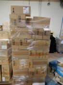 *Pallet of ~140 Sozzi 31171BC Half Round Wall Ligh