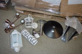 *Pallet of Mixed Lighting; Wall Lamps, Pendulum La