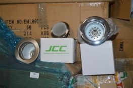 *Pallet of ~400 Assorted Fixed Downlights (chrome,
