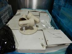 *Pallet of ~84 Beige 3LT Ceiling Lights