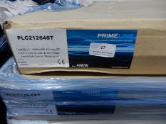 *9 Primeline PLC21264ST 1200x600 4LT Light Fittings with CAT 2 Louver