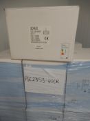 *24 Bonus FSC-2353-40CR Pendant Ceiling Lights with Cream Shades