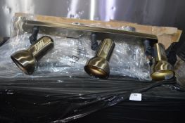 *Pallet of ~40 Antique Brass Effect Three Spot Cei