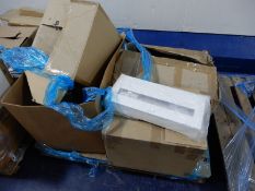 *Pallet of Metal Consumer Units, Bowman Downlights, and Other Lighting, etc.