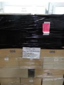 *Pallet of ~850 Frosted Glass Flower Shaped Lampsh