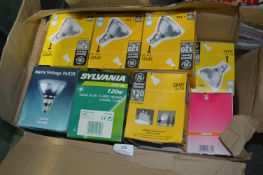 *~30 Assorted PAR 38 Light Bulbs