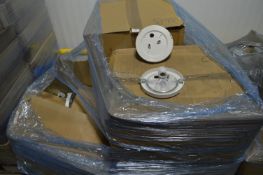 *Pallet of ~250 White Wall/Ceiling Light Backs (no