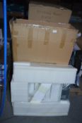 *Pallet of 3 Mirror 30x71x77cm Cabinets (one has p