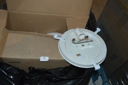 *Pallet of ~30 White Ceiling/Wall Lamp Back Plates