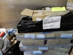 *Pallet of Large Quantity of Glass Shades for Ceil