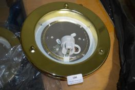 *Pallet of ~50 Brass Effect Ceiling Lamps