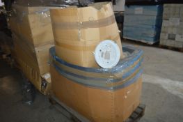 *Pallet of ~250 Ceiling Light Back Plates (no glas