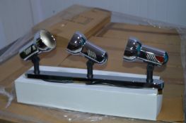*Box of 12 Chrome Three Spot Downlights
