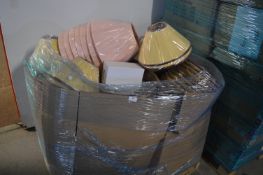 *Pallet of ~150 Lampshades (pink, yellow)