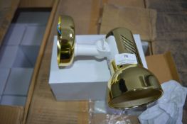 *~144 Brass Spot Lamps