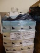 *Pallet of ~350 Clear Pattern Glass Lampshade Bowl