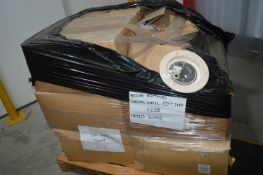 *Pallet of ~200 Metal Wall Fittings with Beige Rim