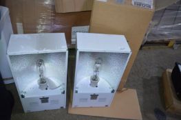 *2 Hilclare Low Bay Luminaire Lights 310x583mm (un