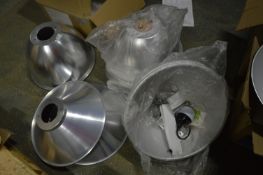 *~10 Assorted Commercial Light Shades