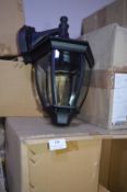 *Pallet of ~130 Matt Black Wall Lanterns