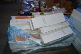 *Pallet of ~10 Eglo Stand Lamps, and ~9 3LT Wavy B