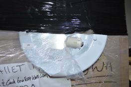 *Pallet of ~930 White Half Circle 50w Wall Light (