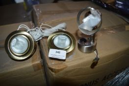 *~600 Surface Spot Lamps (antique brass) and ~900
