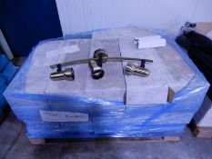 *Pallet of 24 3LT Bow Spot Ceiling Lights (antique