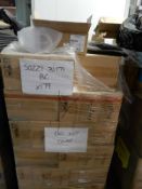 *Pallet of ~179 Kreadesign 31171 White Half Round