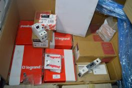 *8 Boxes of White Single Light Switches and ~8 Box