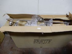 *3 Satin Chrome Ceiling Lights