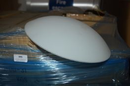 *Pallet of ~1500 Round White Glass Shades