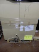 *Pallet of ~72 LIG-BA 12MC Satin Chrome Swirl Ceil